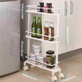 Slimy Mobility Kitchen Storage Organizer Trolley